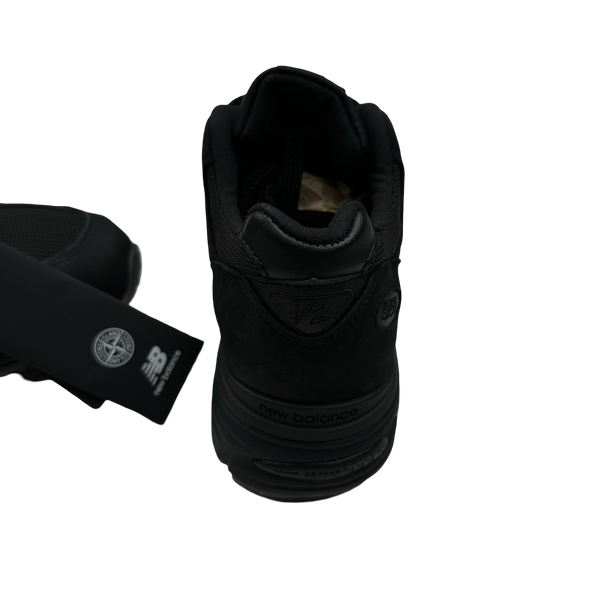 Stone Island x New Balance Black Ghost 991 Trainers - UK 7.5