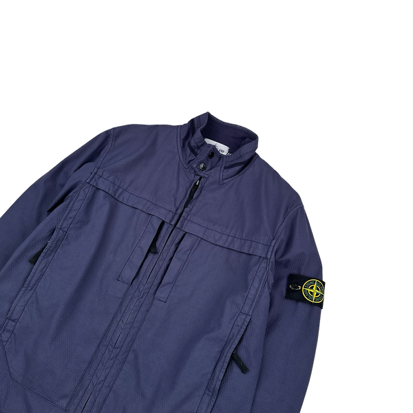 Stone Island 2014 Indigo 3D Cotton Tela Jacket - Medium