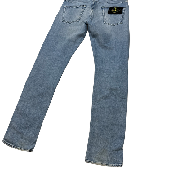 Stone Island 2015 Slim Fit Light Wash Denim Jeans - 34"