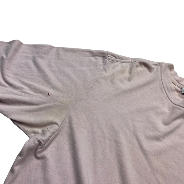 Stone Island 2017 Pink Longsleeve Cotton Top - XXL