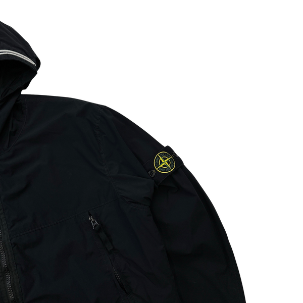 Stone Island Navy Skin Touch Nylon Hooded Jacket - Medium – Mat's