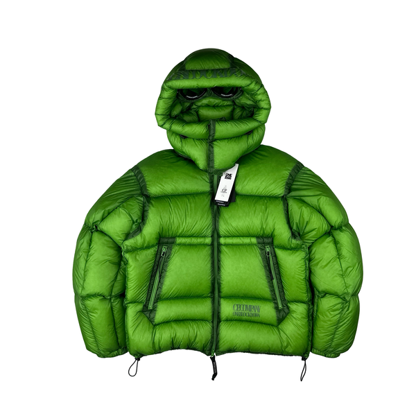 CP Company x One Block Down Green D D Shell Puffer Jacket - Small