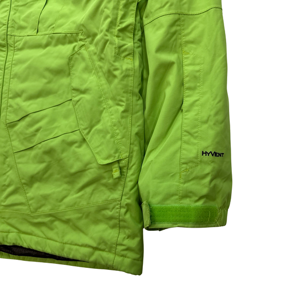 North Face Green HyVent Waterproof Jacket - Large