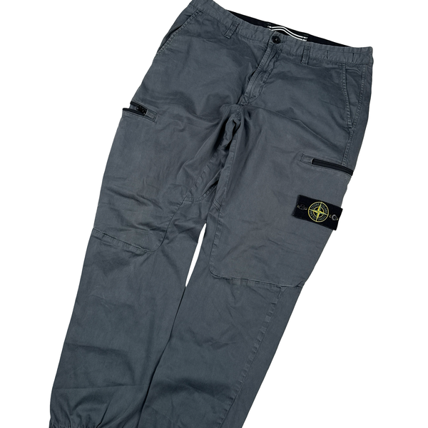 Stone Island 2018 Grey Regular Tapered Trousers - 34"