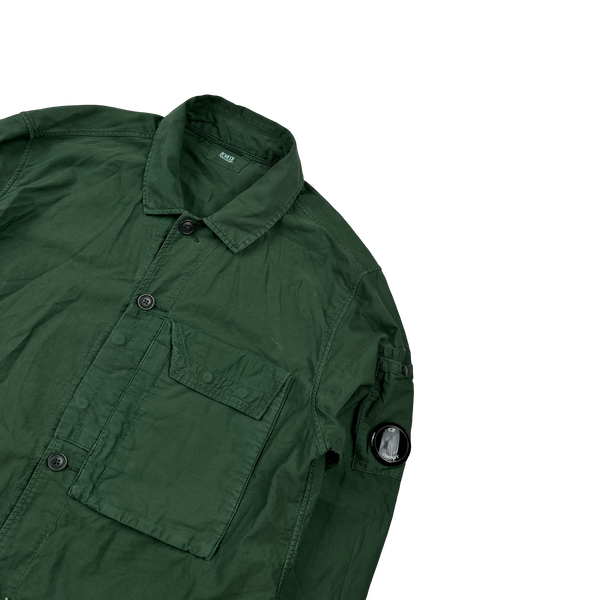 CP Company Green Cotton Overshirt - Small