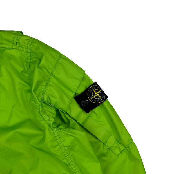 Stone Island 2016 Lime Green Membrana 3L TC Jacket - Large