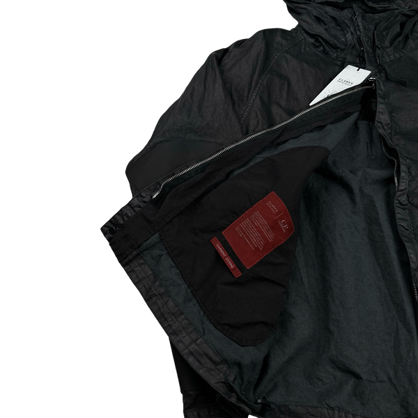 CP Company x Clarks Originals Black Goggle Jacket - Large