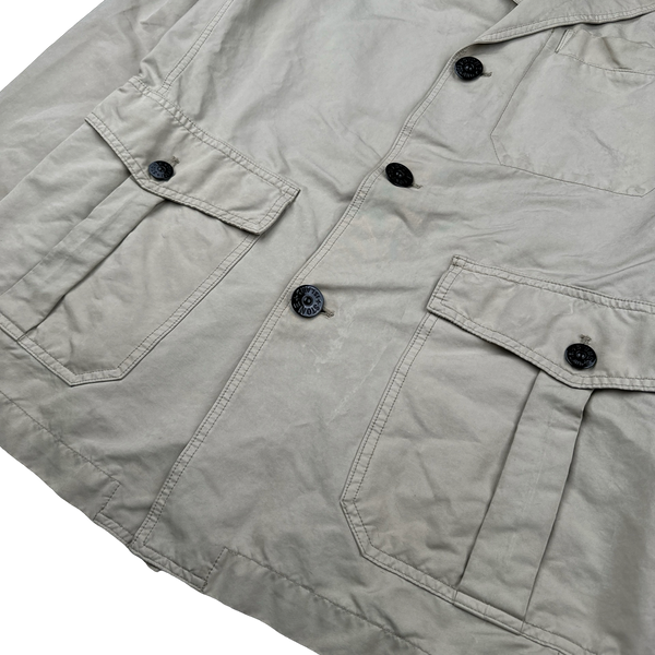 Stone Island 2010 Tan David TC Blazer Jacket - XL