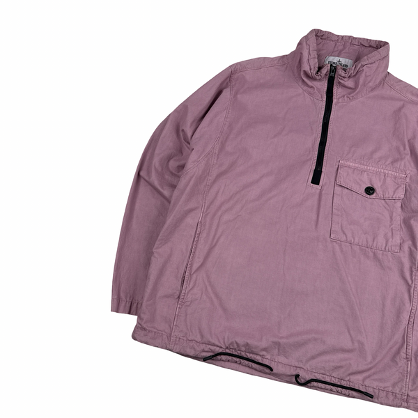 Stone Island 2020 Pink Cotton Smock Pullover - Medium