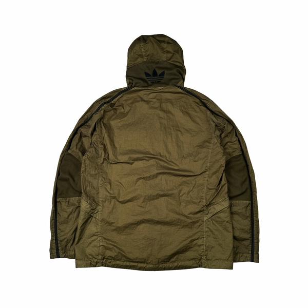 CP Company x Adidas  Khaki Explorer Chrome Goggle Jacket - Large