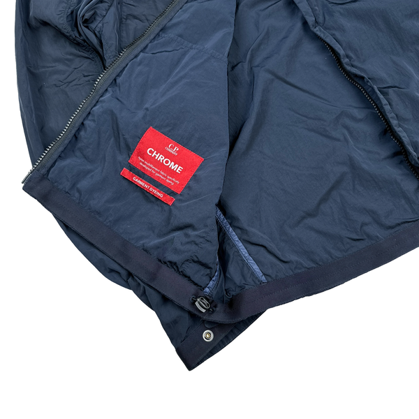 CP Company Navy Chrome Goggle Jacket - Medium