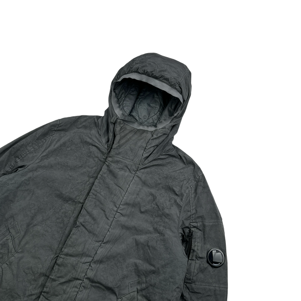 CP Company Grey Re-Colour Nycra Quilted Jacket - XL