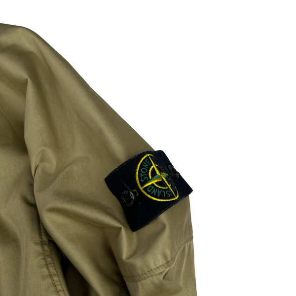 Stone Island 2004 Beige Raso Floccato Riot Mask Sniper Jacket - Medium
