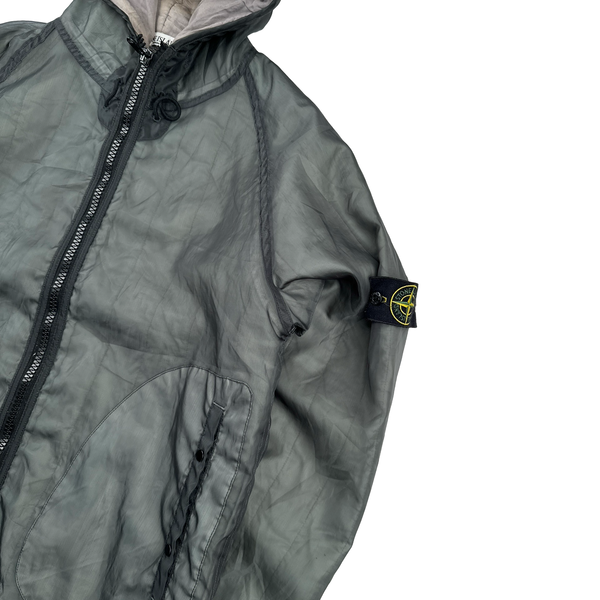 ジャケット・アウター 2002aw vintage stone  jacket Stone Island Green 2002 Vintage Cotton Lined Monofilament
