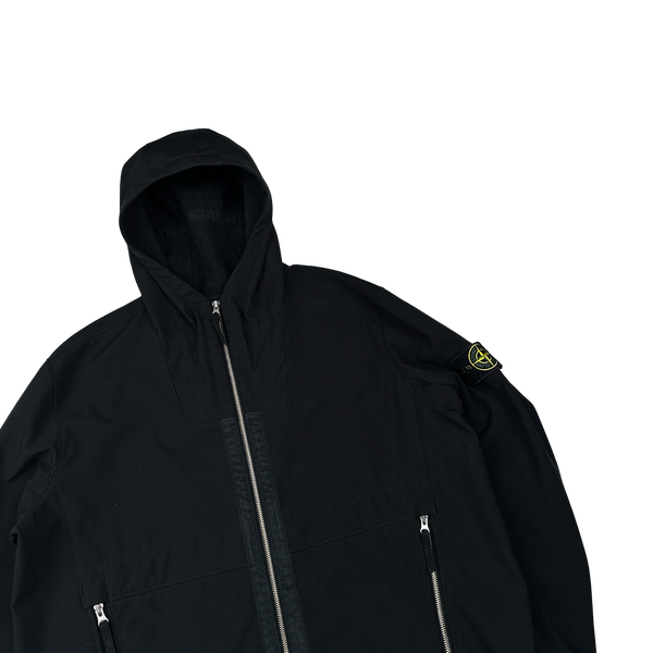 Stone Island 2019 Black Fleece Lined Soft Shell - XXL