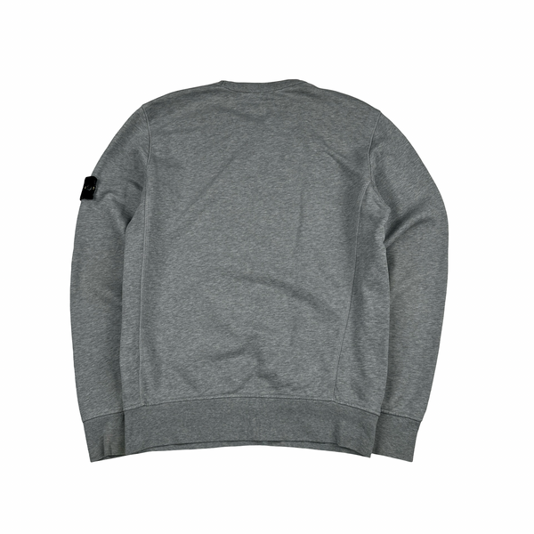 Stone Island 2019 Grey Crewneck Sweatshirt - Medium