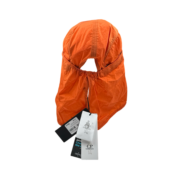 CP Company Orange Neck Flap Neck Chrome R Cap