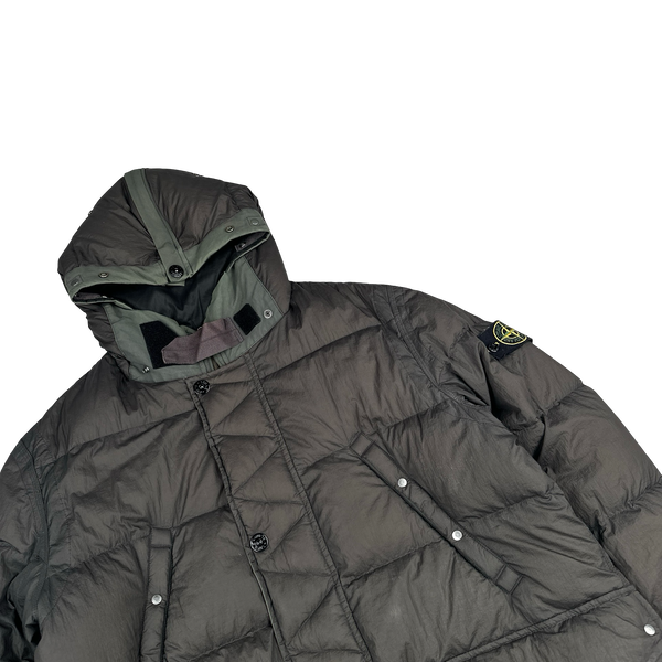 Stone Island 2000s Vintage Nylon Shell Down Puffer Jacket - XL
