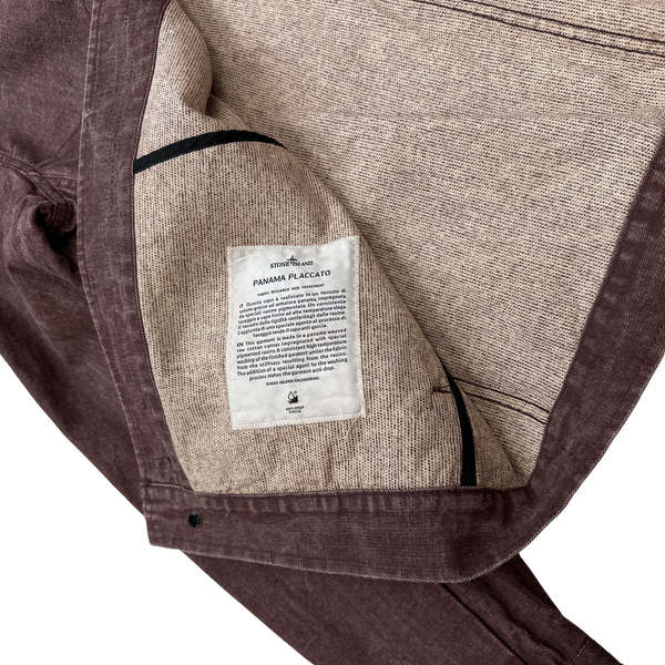 Stone Island Panama Placcato Jacket - Large
