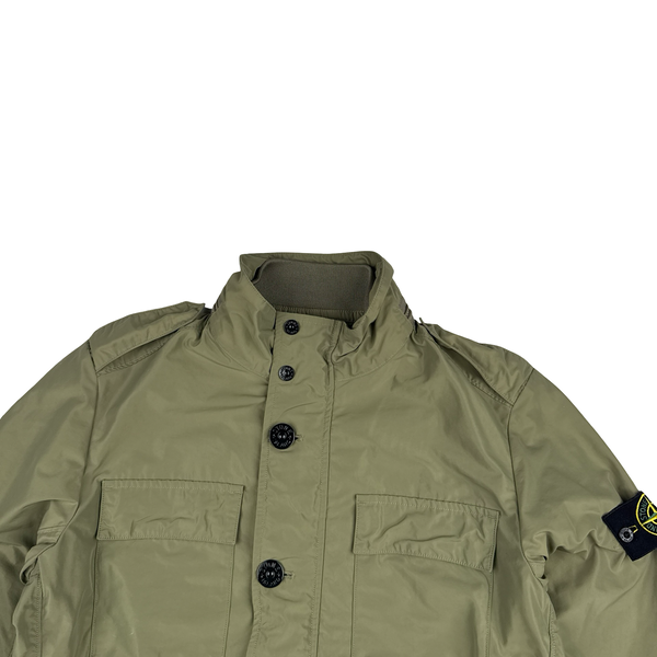 Stone Island 2014 Green Micro Reps Field Jacket - Medium