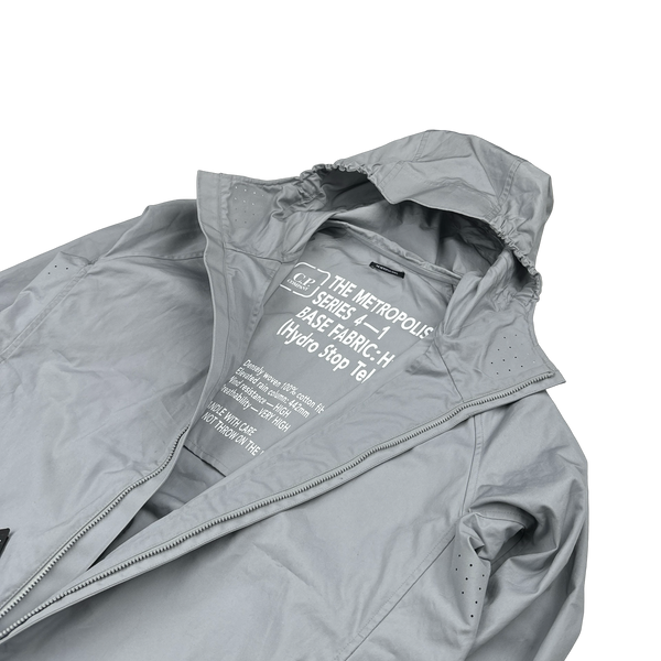 CP Company Metropolis Series Grey Hydro Stop Tela Jacket - Medium