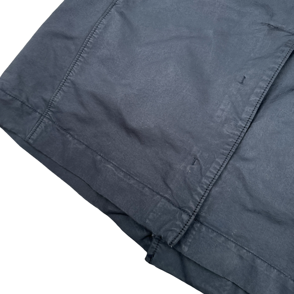 Stone Island 2017 Navy David TC Primaloft Lined Long Jacket - Medium