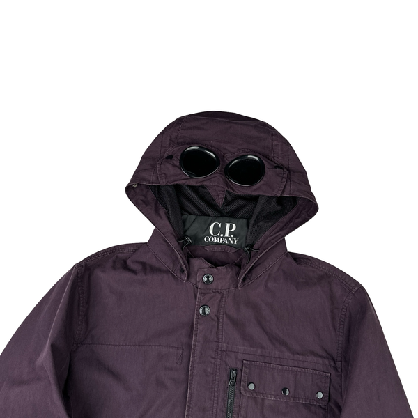 CP Company 50 Fili Purple Goggle Jacket - XL