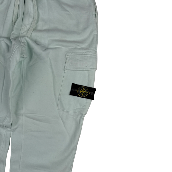 Stone Island 2021 Light Blue Cotton Cargo Joggers - XL