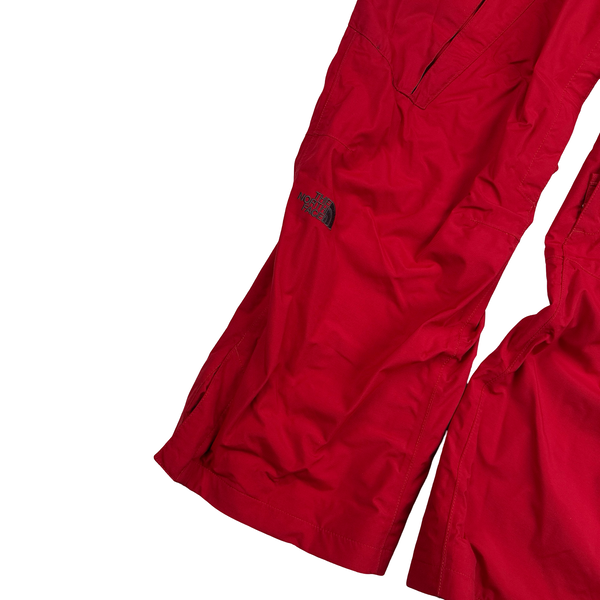 North Face Red Thick Ski Cargo Trousers - Large