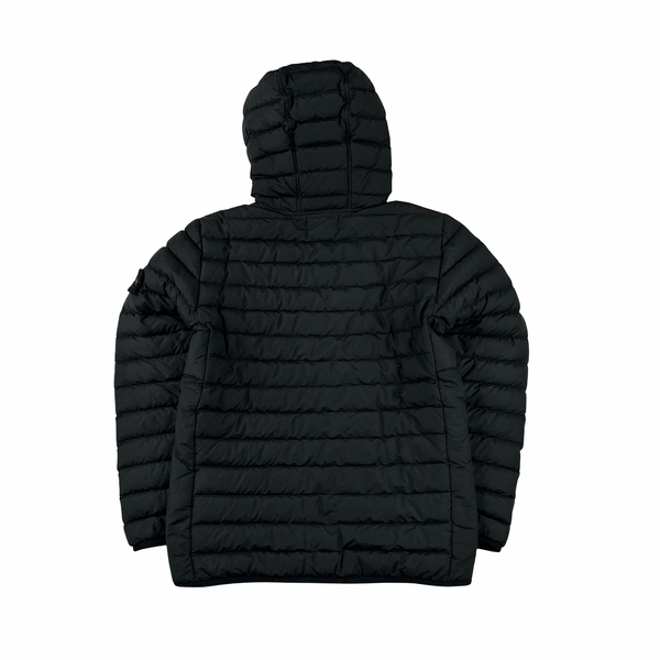 Stone Island 2021 Black 0-Cotton R Nylon Tela Puffer Jacket