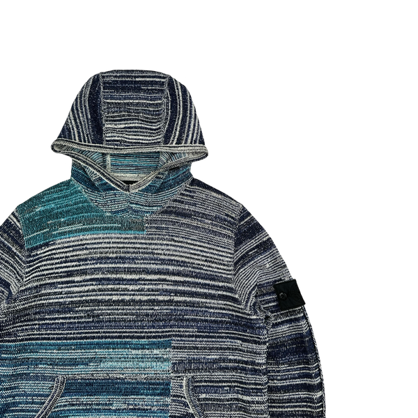 Stone Island Glitch Graphic Shadow Project Hoodie - Medium