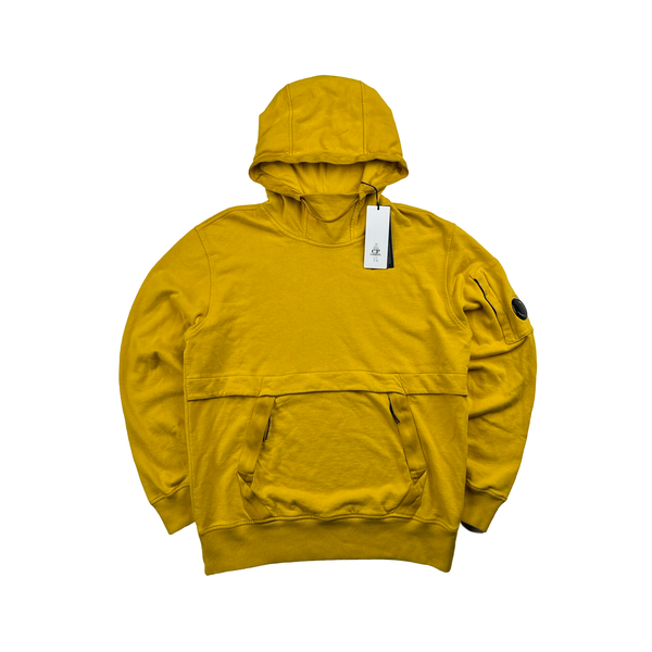 CP Company Yellow Lens Viewer High Collar Hoodie - Large