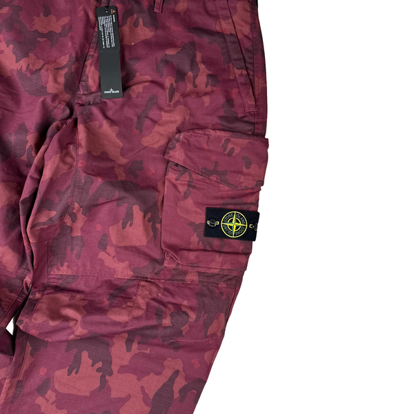 Stone Island x Supreme 2022 Ice Camo Cargo Trousers - 36"