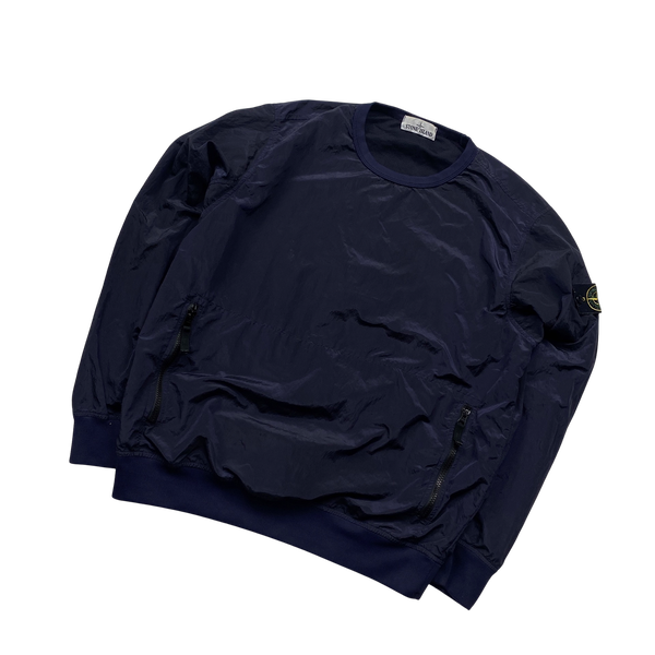 Stone island ghost nylon sweatshirt shop