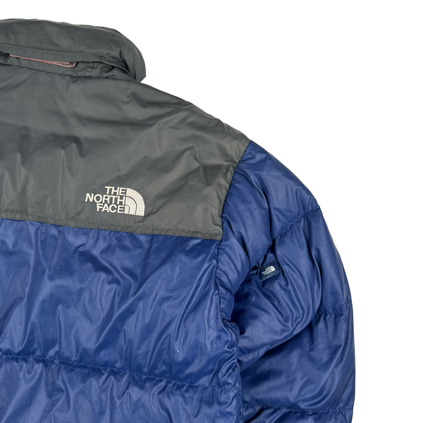 North Face 700 Down Filled Blue & Grey Summit Series Puffer Jacket - Large