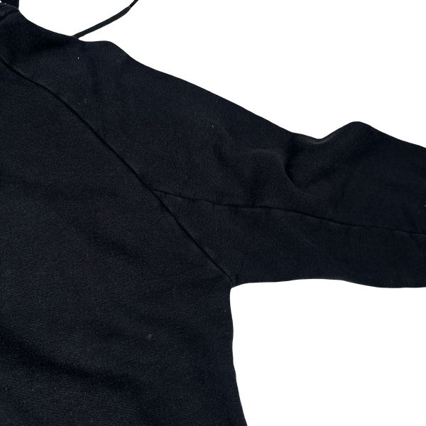 CP Company Black Cotton Goggle Hoodie - Medium