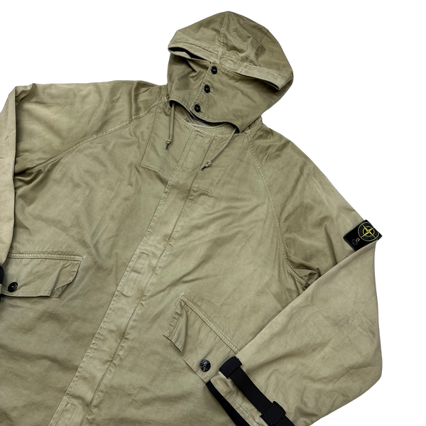 Stone Island Vintage 1994 Tan Raso Gommato Jacket - Large