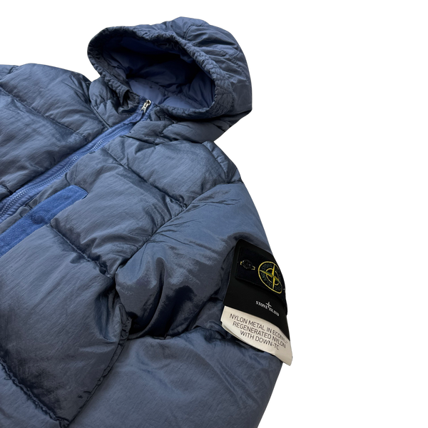 Stone Island Lavender Nylon Metal Econyl Down Puffer Jacket XL