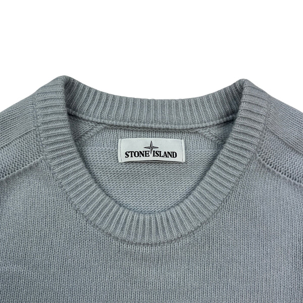 Stone Island 2018 Grey Wool Crewneck Jumper - Large