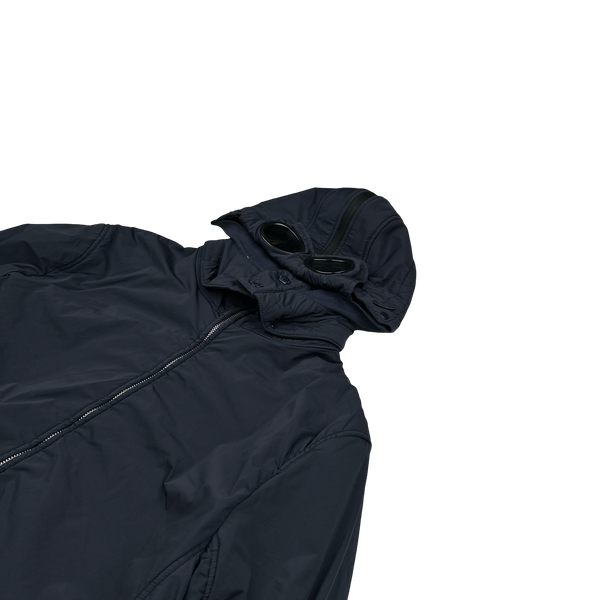 CP Company Navy Fleece Lined Nycra Stretch Goggle Jacket - 3XL