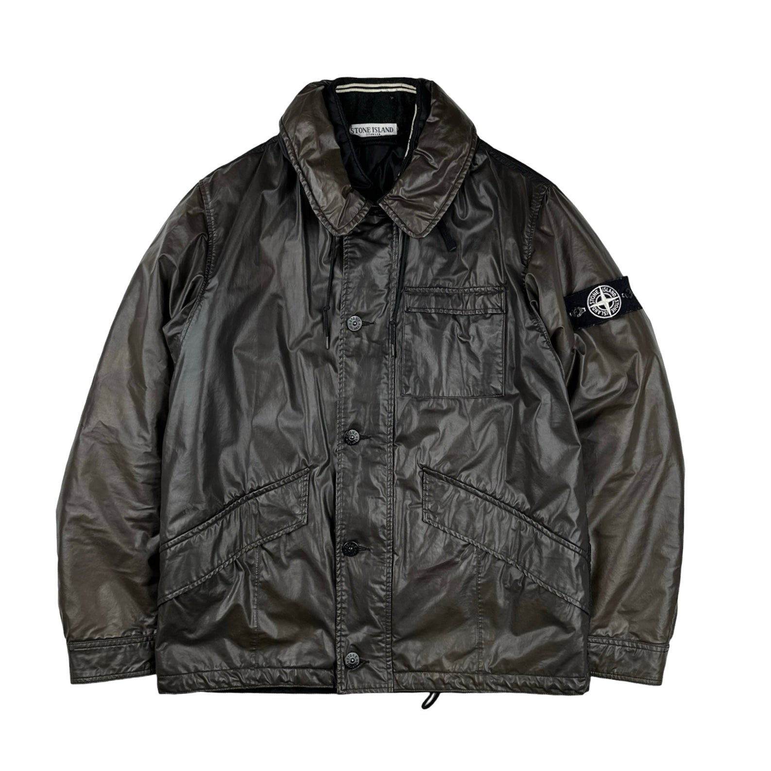 Stone Island 2011 Brown Colour Change Ice Jacket - Large – Mat