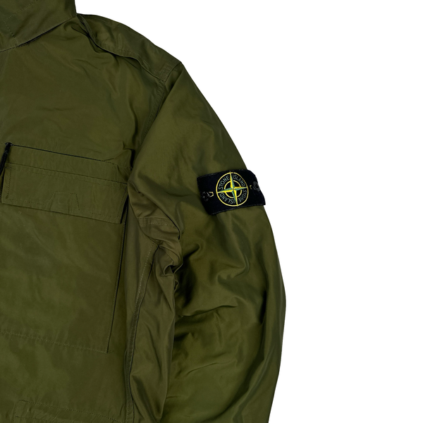 Stone Island 2016 Green Micro Reps Multi Pocket Field Jacket - 3XL