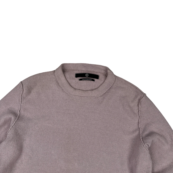 Stone Island 2006 Denims Light Pink Cotton Knit Jumper - Medium