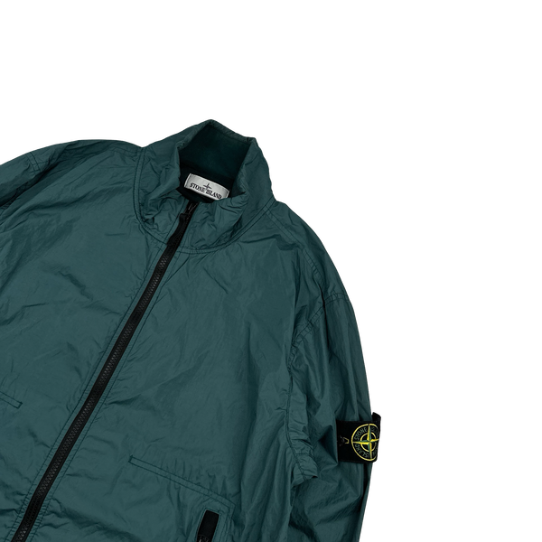 Stone Island 2023 Sea Green Garment Dyed Crinkle Reps Jacket - XL