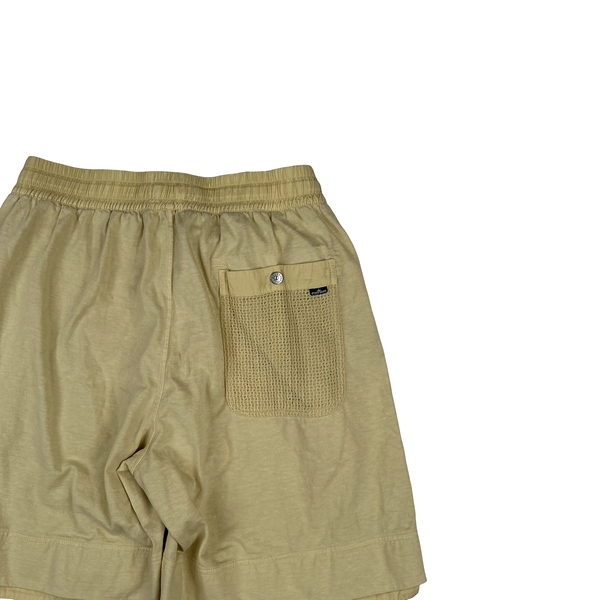 Stone Island Shadow Project Beige Cotton Shorts - Small