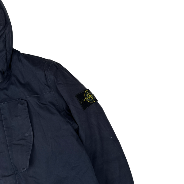 Stone Island 2013 Navy Primaloft 3L Performance Cotton Primaloft Jacket - Small