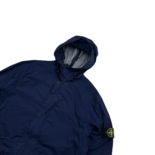 Stone Island 2016 Navy Garment Dyed Performance Tela Jacket - XXL