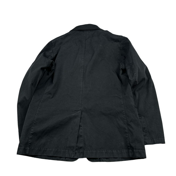 Stone Island 2005 Vintage Black Cotton Jacket - Medium