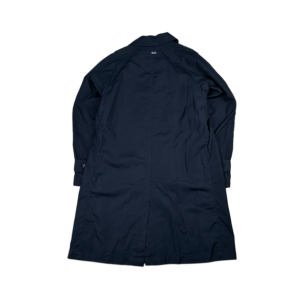 Ralph Lauren Navy Cotton Long Jacket - Medium