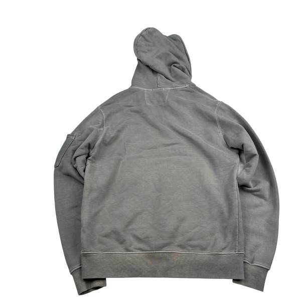 CP Company Grey Re Colour Hoodie - Small